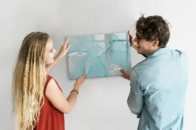 Magnetická kreslící tabule v dekoru mramoru