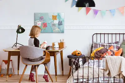 Magnetická kreslící tabule v dekoru mramoru
