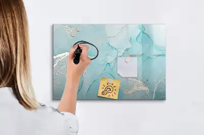 Magnetická kreslící tabule v dekoru mramoru