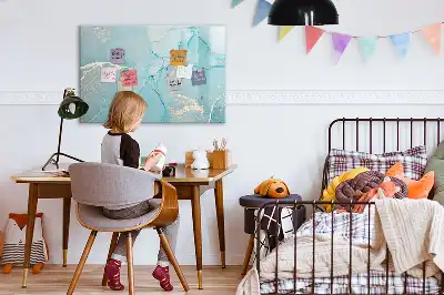 Magnetická kreslící tabule v dekoru mramoru