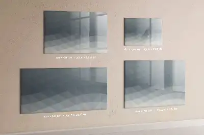 Popisovatelná magnetická tabule v designu Vlny