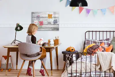 Magnetická kreslící tabule malovaná prkna