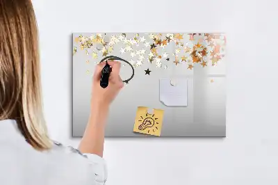 Popisovatelná magnetická tabule hvězdy