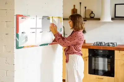 Magnetická kreslící tabule základní týdenní plánovač