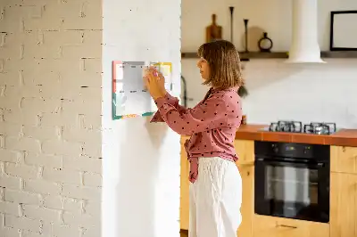 Magnetická kreslící tabule základní týdenní plánovač