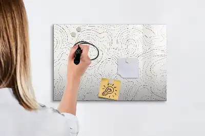 Popisovatelná magnetická tabule s motivem abstrakce skvrn