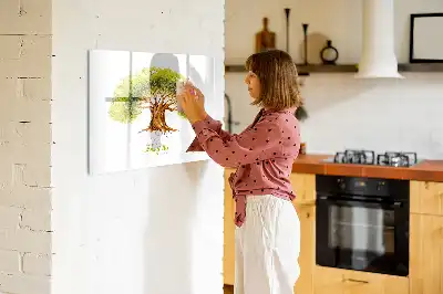 Magnetická kreslící tabule ve tvaru rodokmenu