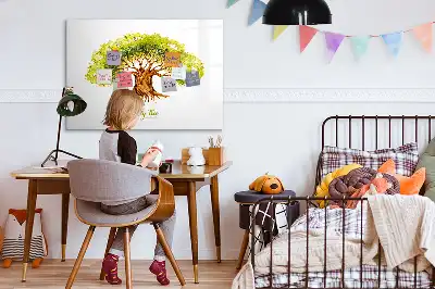 Magnetická kreslící tabule ve tvaru rodokmenu