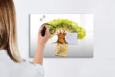 Magnetická kreslící tabule ve tvaru rodokmenu