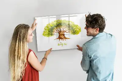 Magnetická kreslící tabule ve tvaru rodokmenu