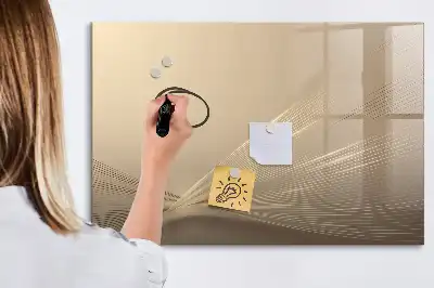 Popisovatelná magnetická tabule s motivem abstraktního světla