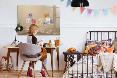 Popisovatelná magnetická tabule s motivem abstraktního světla