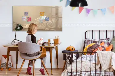 Popisovatelná magnetická tabule s motivem abstraktního světla