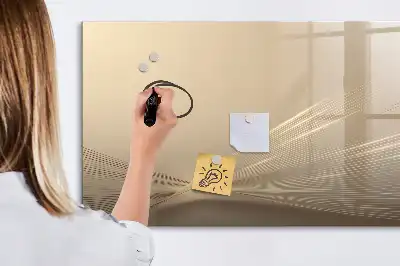 Popisovatelná magnetická tabule s motivem abstraktního světla