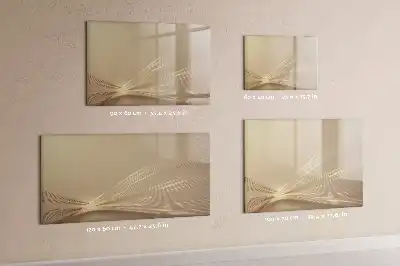 Popisovatelná magnetická tabule s motivem abstraktního světla