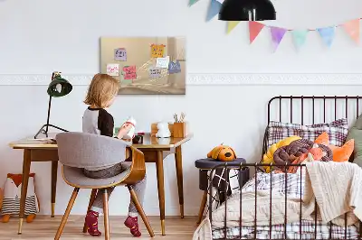 Popisovatelná magnetická tabule s motivem abstraktního světla