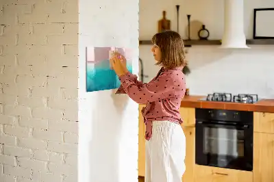 Popisovatelná magnetická tabule s motivem pláže a moře