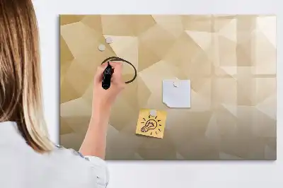 Magnetická kreslící tabule motiv abstrakce trojúhelníků