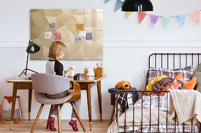 Magnetická kreslící tabule motiv abstrakce trojúhelníků