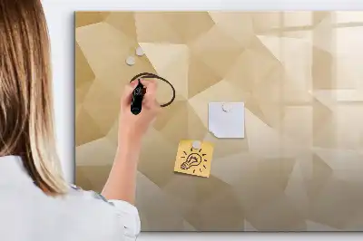 Magnetická kreslící tabule motiv abstrakce trojúhelníků