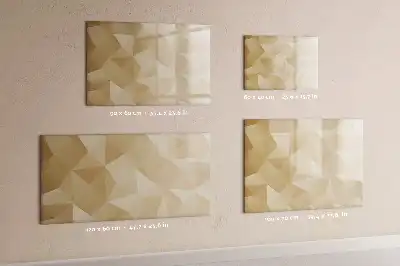 Magnetická kreslící tabule motiv abstrakce trojúhelníků