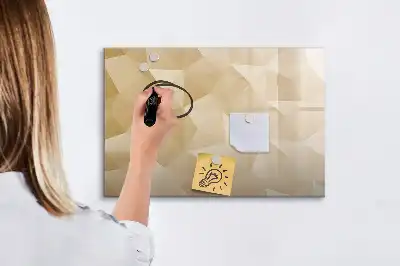 Magnetická kreslící tabule motiv abstrakce trojúhelníků