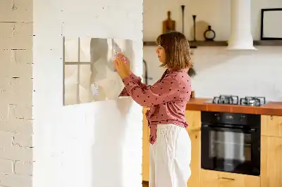 Magnetická kreslící tabule motiv abstrakce trojúhelníků