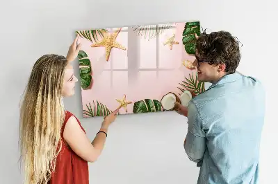 Magnetická kreslící tabule v provedení letní nálada