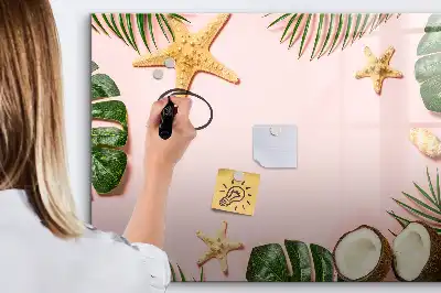 Magnetická kreslící tabule v provedení letní nálada