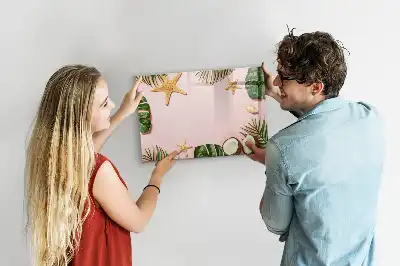 Magnetická kreslící tabule v provedení letní nálada