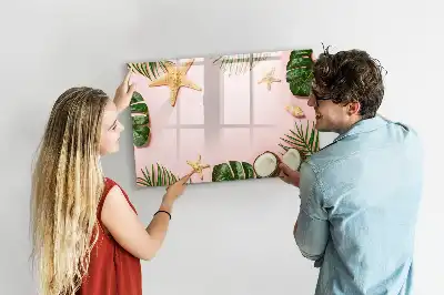 Magnetická kreslící tabule v provedení letní nálada