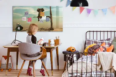Magnetická kreslící tabule slon na stromě