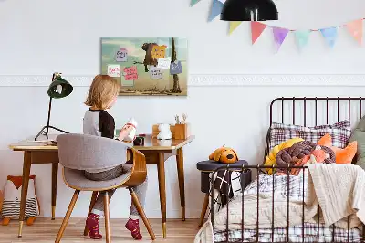 Magnetická kreslící tabule slon na stromě