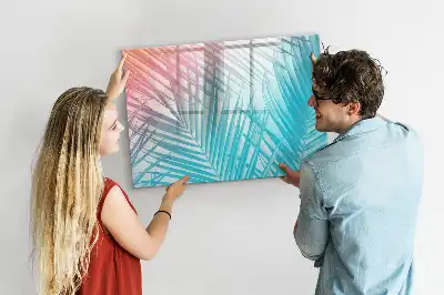 Magnetická kreslící tabule v designu tropické palmy