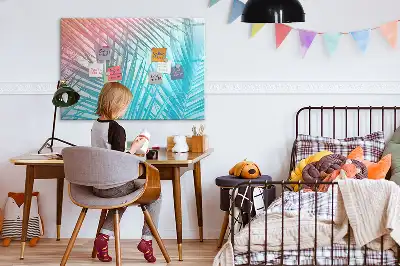 Magnetická kreslící tabule v designu tropické palmy
