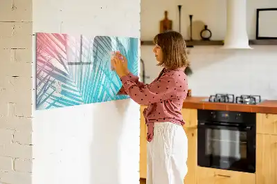 Magnetická kreslící tabule v designu tropické palmy