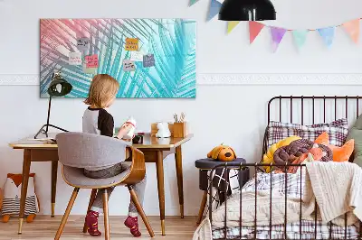Magnetická kreslící tabule v designu tropické palmy