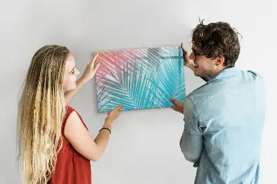 Magnetická kreslící tabule v designu tropické palmy