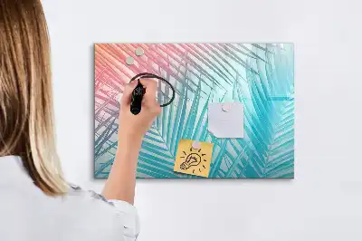 Magnetická kreslící tabule v designu tropické palmy