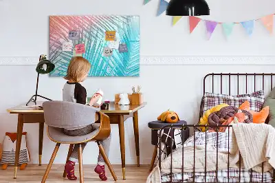 Magnetická kreslící tabule v designu tropické palmy