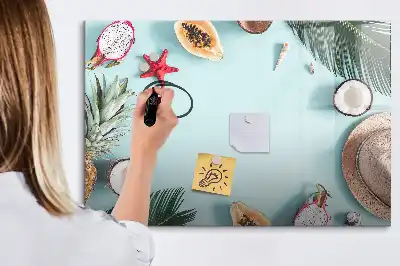 Magnetická kreslící tabule letní kompozice