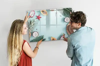 Magnetická kreslící tabule letní kompozice