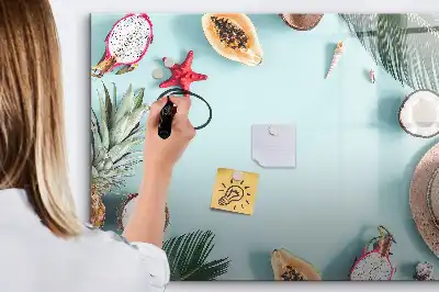 Magnetická kreslící tabule letní kompozice