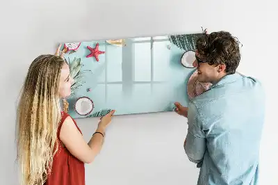 Magnetická kreslící tabule letní kompozice
