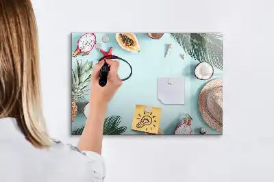 Magnetická kreslící tabule letní kompozice