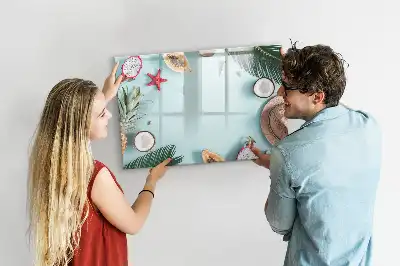 Magnetická kreslící tabule letní kompozice