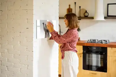 Popisovatelná magnetická tabule s motivem sukulentů v brýlích