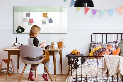 Magnetická kreslící tabule týdenní plánovač