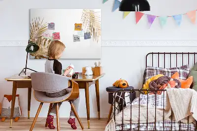 Magnetická kreslící tabule s motivem exotických listů