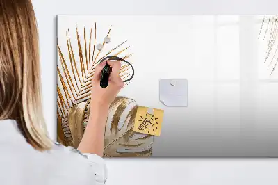 Magnetická kreslící tabule s motivem exotických listů